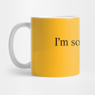 i'm so sad - D rose Mug